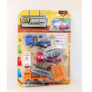 Construction trucks toy collection