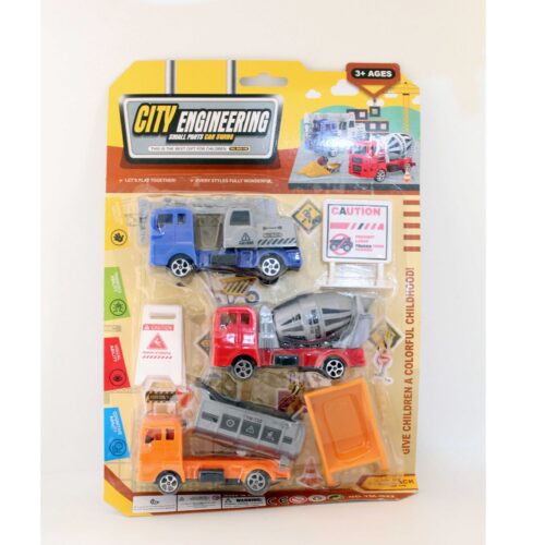 Construction trucks toy collection