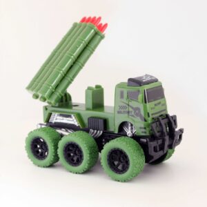 Military rocket launcher toy truck