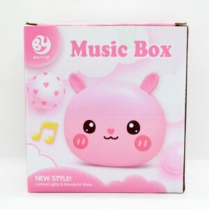 Cute pink music box for kids