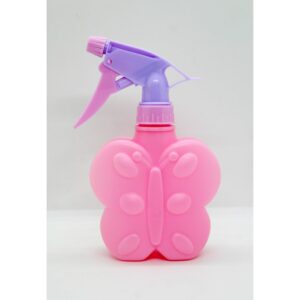 Butterfly pink and purple water spray bottle