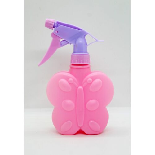 Butterfly pink and purple water spray bottle