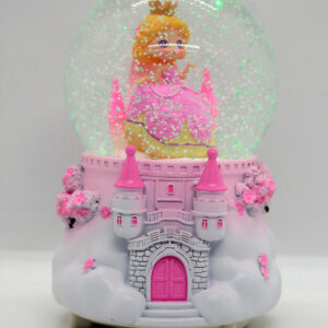 Fantasy princess castle snowball RGB lights