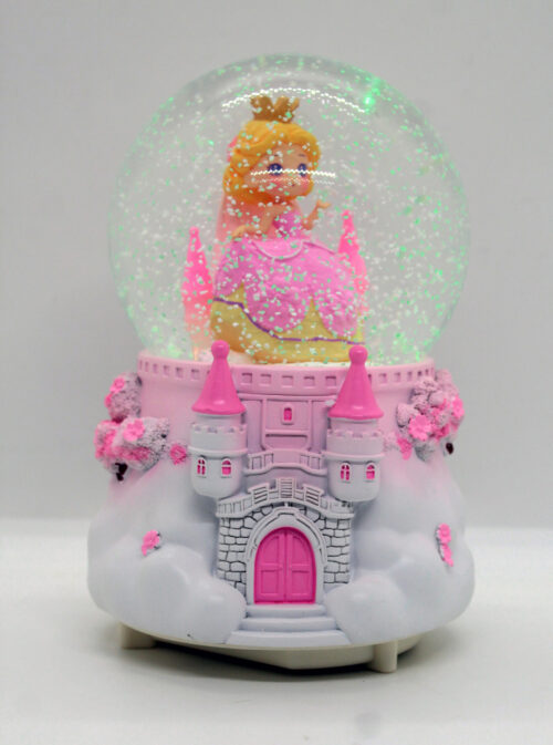 Fantasy princess castle snowball RGB lights