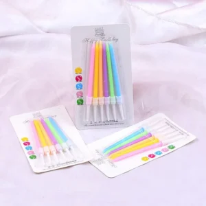 Birthday colored candles